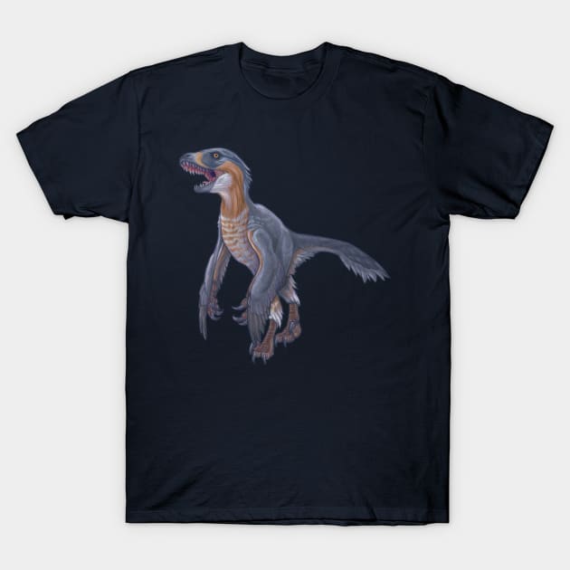 Deinonychus antirrhopus T-Shirt by CoffeeBlack